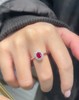 1.3ct刻面红宝石戒指 商品缩略图3