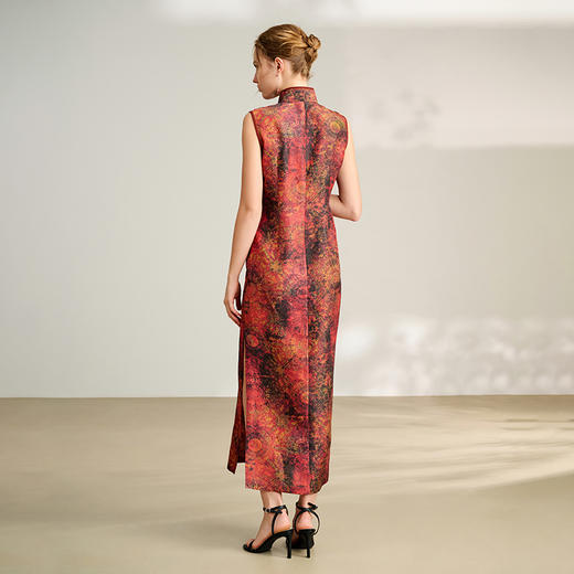 TANGY Collection/2025天意精品春季新品中国风莨绸女士连衣裙 商品图2