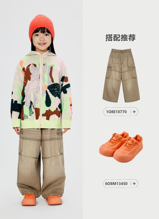 jnby   24年冬款  短款开襟毛衫  1OB312710 商品图9