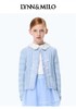 【春上新】【3.8折】8楼琳麦罗 LYNNMILO 蓝色毛织穿织带开口毛衫  吊牌价：798元  活动价：303元 商品缩略图0