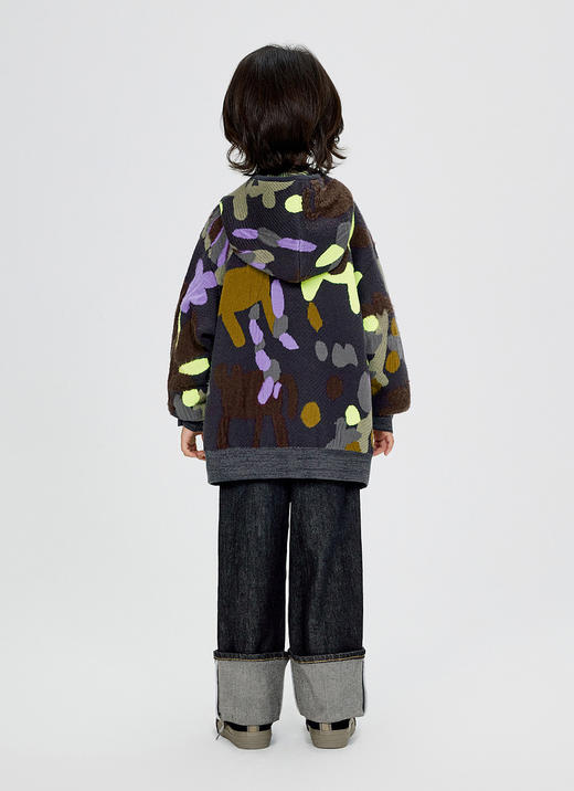 jnby   24年冬款  短款开襟毛衫  1OB312710 商品图5