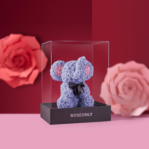 【告白神器】ROSEONLY诺誓 高端定制 永生玫瑰 玫瑰象 粉色 蓝色 红色  送朋友 送闺蜜 商品图1