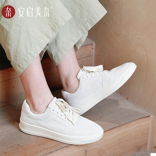 ARCHCONTACT安启美奈真皮反绒休闲秋冬休闲板鞋【52983】 商品图1