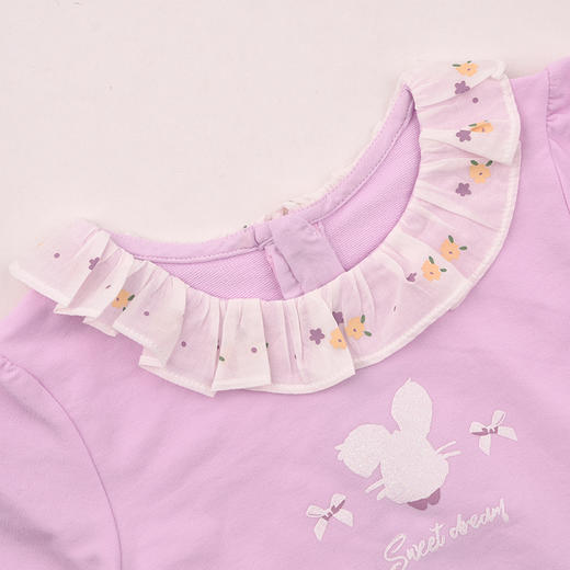 棉果果春季新品商场同款女童花边领网纱连衣裙M122700225088 商品图2