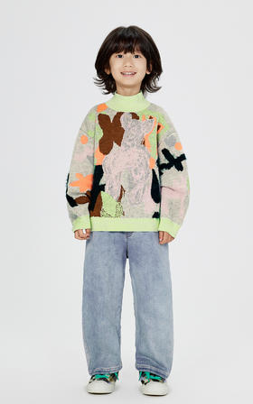 jnby  24年冬款  牛仔长裤  1OBE12310