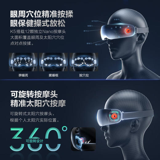 SKG眼部按摩仪K5【LXGWZQ5.0】 商品图1