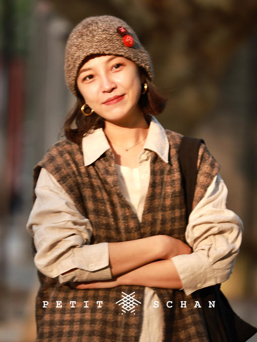 1200积分兑换 PETIT SCHAN小闪 小小闪一下 小闪牦牛绒手工毡手工染色手工刺绣小胸章 商品图1