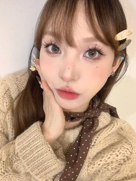 susugirl月抛 小泪袋棕/小泪袋灰 14.2mm  水凝胶 商品图4