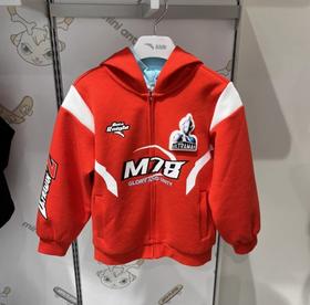 【奥特曼】安踏儿童外套专柜24冬男小童骑行系列梭织运动上衣 352449704