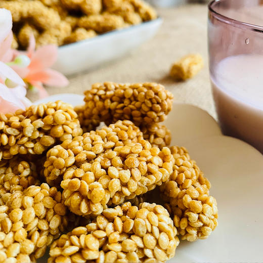 藏本香青稞酥200g米条/米块/米饼/米球 四种形状可选四川成都发货 商品图7