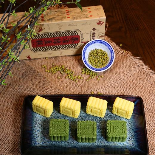 南京大牌档特产秦淮绿豆糕 一盒5个 每个30g 商品图4