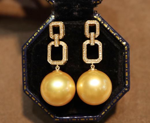 13mm-14mm金珠耳坠 商品图2