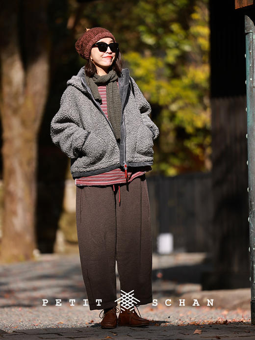 15000积分兑换 PETIT SCHAN小闪 大地牧歌 复古水洗做旧马皮系带踝靴 商品图4