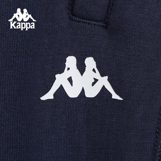 Kappa卡帕背靠背新款复古针织长裤女运动裤子松紧腰休闲裤束脚裤K0F22AK44 商品图1