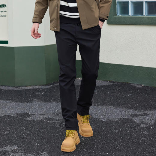 半身缘男裤 冬季羽绒保暖舒适百搭休闲裤244301U10303467 商品图0