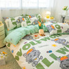 自然醒喜羊羊灰太狼四件套全棉斜纹卡通印花床单被套床上用品纯棉床笠款四件套JY 商品缩略图0
