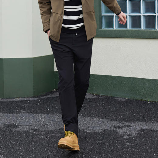 半身缘男裤 冬季羽绒保暖舒适百搭休闲裤244301U10303467 商品图3