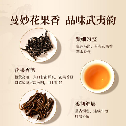 元正 茶票小种礼盒装 特级武夷山小种红茶自饮口粮茶叶送礼长辈200g 商品图7