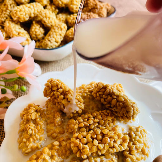 藏本香青稞酥200g米条/米块/米饼/米球 四种形状可选四川成都发货 商品图3