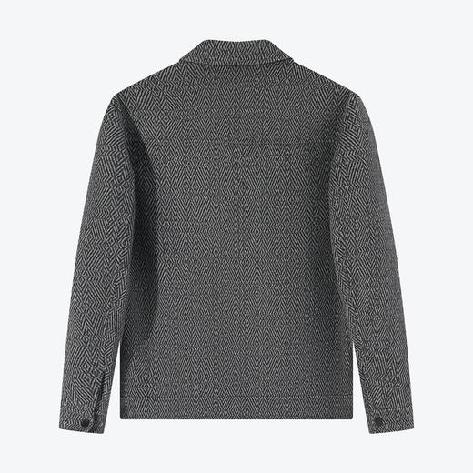 【含绵羊毛】柒牌男装翻领夹克男2024秋冬厚款商务休闲爸爸装外套127D70060 商品图1