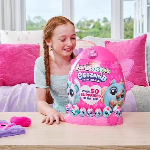 zuru云波独角兽魔法蛋抱抱精灵星球盲盒儿童女孩玩具毛绒公仔玩偶 商品图3