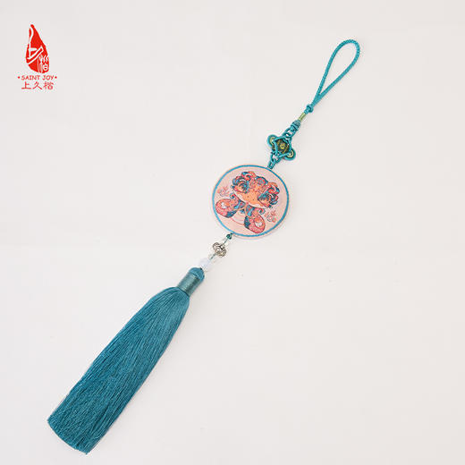 SAINTJOY/上久楷 宋锦挂件  锦蛇献瑞  SPS24A06 商品图3