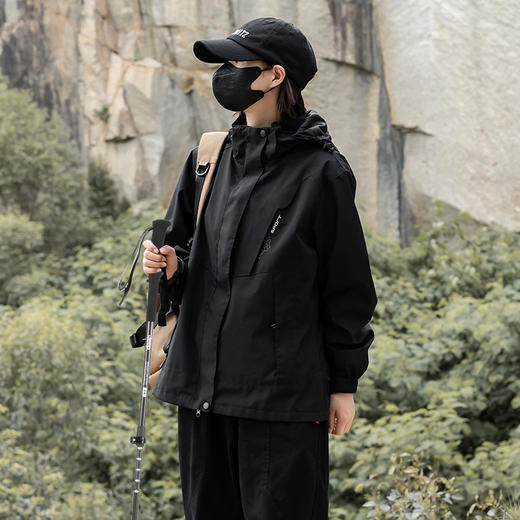 【JEEP】登山杖 手杖专业户外折叠爬山杖 3K碳素登山杖 碳素超轻伸缩徒步装备 拐棍防滑 商品图1