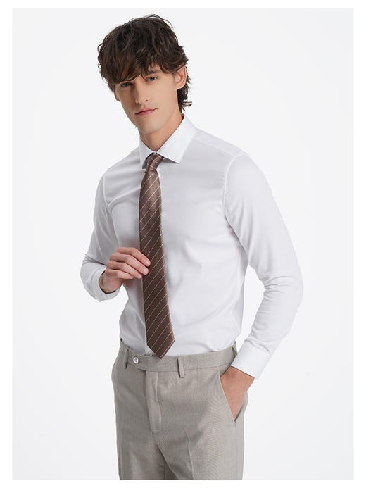 callisto白色纯棉衬衫 商品图3