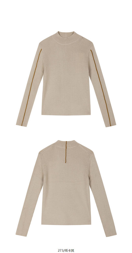 jnby   24年冬款  长袖套头毛衫  1OB31326H 商品图3