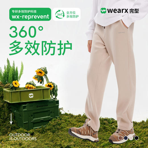 完型全效不脏裤  防风防泼污防风防寒防螨防静电防起球防皱  宽松卫裤男女款 商品图0