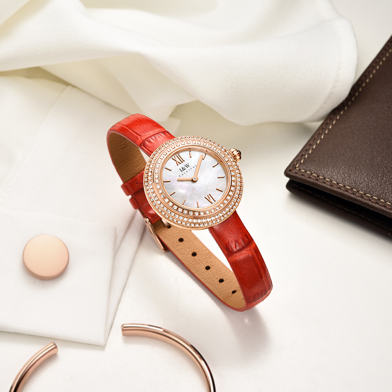 瑞士I&W爱沃驰手表轻奢小众女表