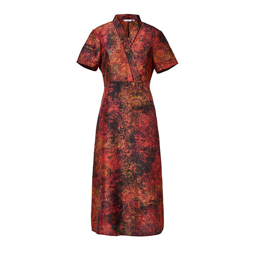 TANGY Collection/2025天意精品春季新品中国风莨绸女士连衣裙 商品图4