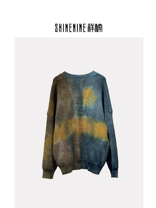 W43284742复古渐变针织开衫 商品图1