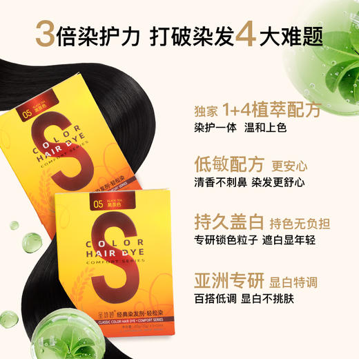 【年终大促】圣诗婷轻松染小黄盒染发膏（袋子版）3盒！！ 商品图6