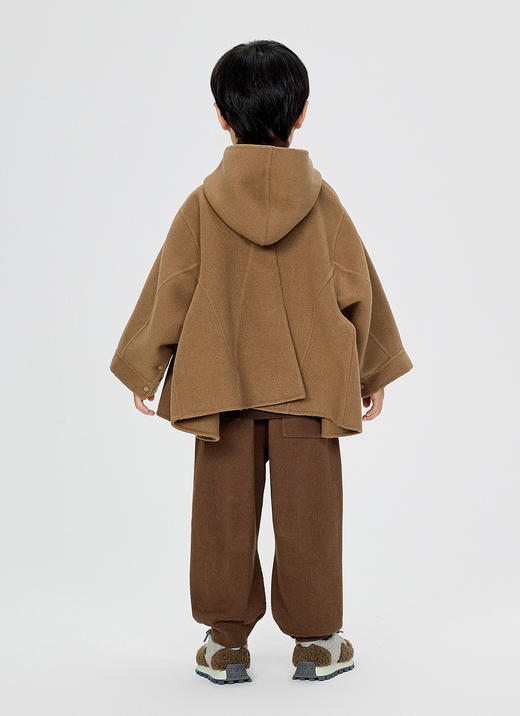 jnby  24年冬款  短款呢大衣  1OB810190 商品图8