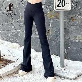 【现货秒发】壁虎瑜伽【2412KZ324】螺纹收腹高腰裤（可拆卸胸垫）