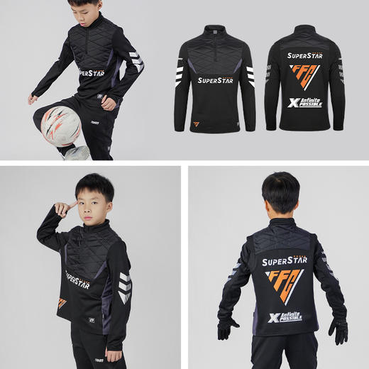 青少年-蜂锐PRO鸟巢NEST系列Ⅱ半拉链防寒训练服 商品图1