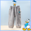 迪士尼童装2024秋冬新款加绒保暖长裤小男孩时尚休闲裤束脚裤224DK0435 商品缩略图0