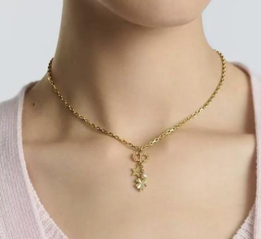 迪奥2025早春最新款绝美系列CD星星四叶草小珠项链/耳钉（XTY） 商品图10