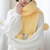 苏苏姐家华夫格围巾手工diy编织钩针毛线团自制围巾材料包冬 商品缩略图1