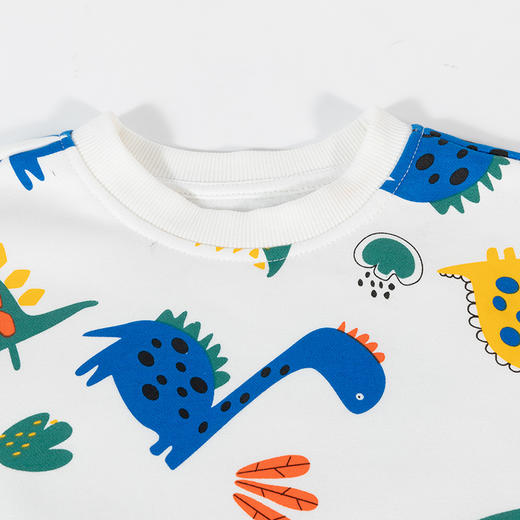 贝贝怡童装儿童加绒卫衣秋冬卡通打底衫男童休闲保暖长袖上衣冬装ZB1ES003 商品图6