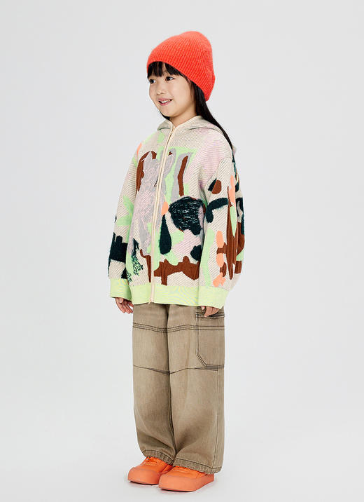 jnby   24年冬款  短款开襟毛衫  1OB312710 商品图10