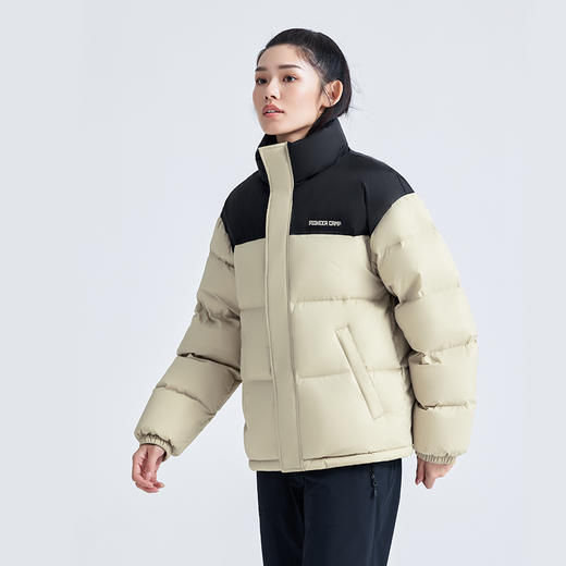 【299秒杀女士立领款！独家福利！】拓路者700蓬绒羽绒服女冬季新款立领面包服防风加厚保暖短款外套 商品图3