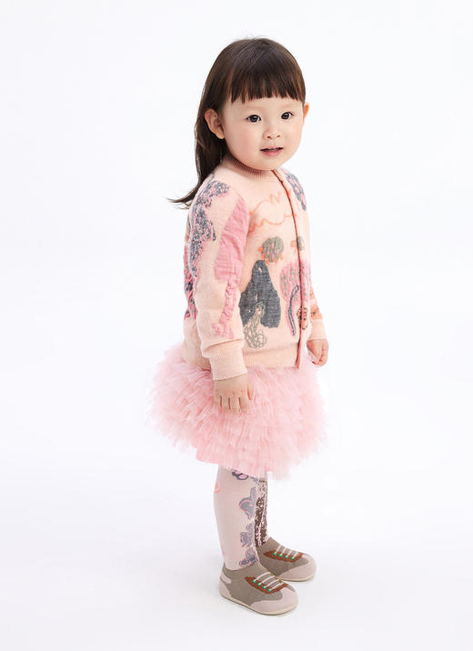 jnby   24年冬款  短款开襟毛衫  YOB311610 商品图4