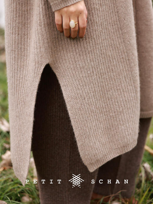 PETIT SCHAN小闪 CLO#697 Weekend night 周末的夜晚 纯山羊绒针织连衣裙 商品图4