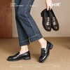 ZHR则则气质优雅粗跟单鞋乐福鞋2024新款通勤小皮鞋百搭舒适女鞋 商品缩略图6