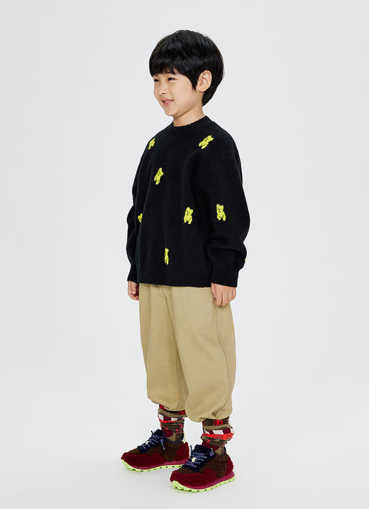 jnby  24年冬款   长袖套头毛衫  1OB312400 商品图6