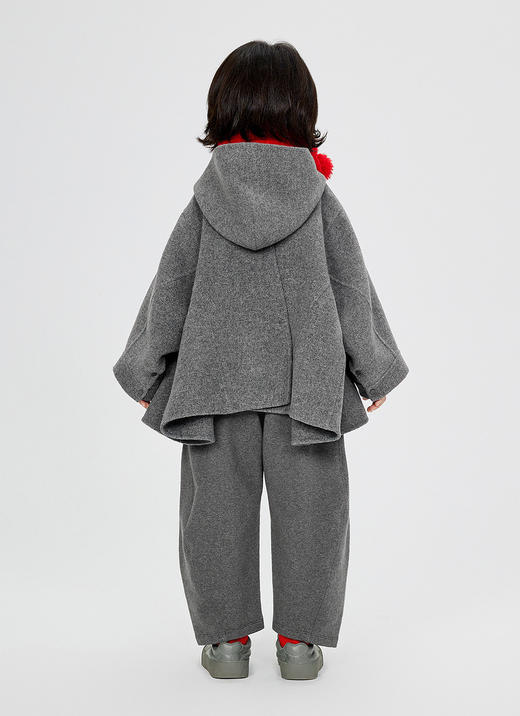 jnby  24年冬款  短款呢大衣  1OB810190 商品图5