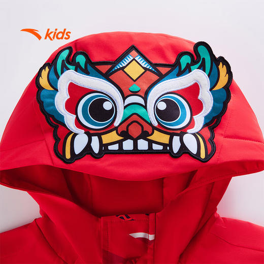 安踏儿童男童摇粒绒运动上衣2025春保暖新年款厚外套352519613 商品图6