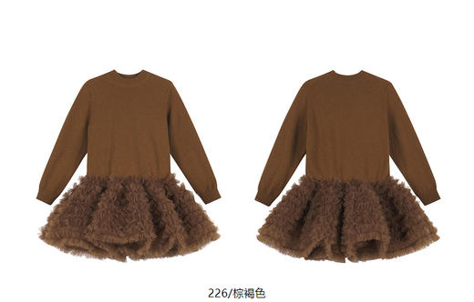jnby   24年冬款  长袖毛衫连衣裙   1OBG11870 商品图13